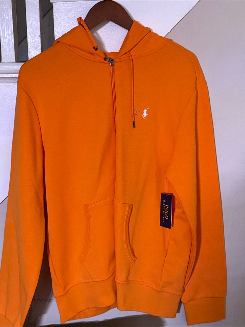 Polo by Ralph Lauren Orange Full-Zip Hoodie